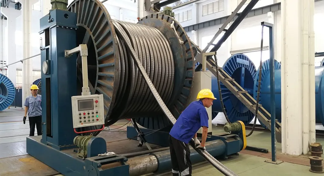 48/66kV 72.5kV 1X400mm2 Copper Core XLPE Insulated Corrugated Aluminum Sheath EHV Underground Power Cable
