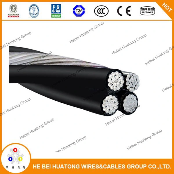 Duplex Neutral-Supported Cable Type Ns75/Ns90, 600 V, Aluminum Conductor, XLPE Insulation, ACSR Neutral
