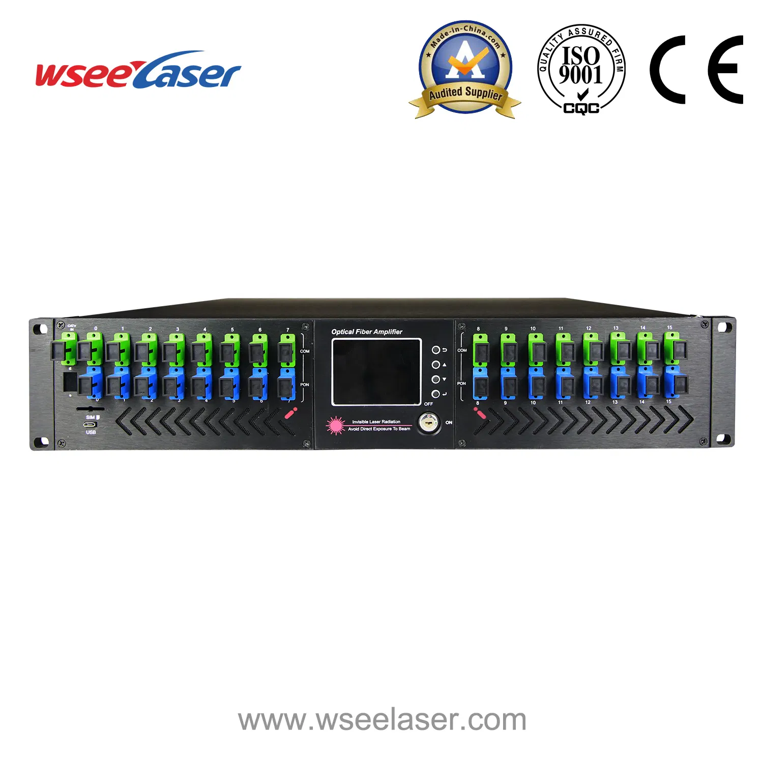Optical Amplifier EDFA 1550nm Wdm Muti Ports High Power EDFA