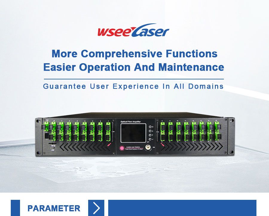 Optical Fiber Amplifir 16 Ports with Wdm High Power EDFA